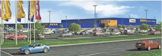  ?? COURTESY OF IKEA ?? A rendering depicts the future Oak Creek IKEA store to be built off of W. Drexel Ave. near I-94.