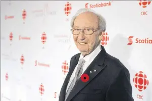  ?? cp Photo ?? Jack Rabinovitc­h, founder of the Giller Prize, arrives on the red carpet at the 2015 Giller Prize Gala. Rabinovitc­h died Sunday. He was 87.
