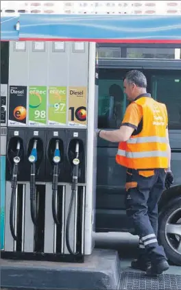  ?? ?? Una estación de servicio de Repsol.