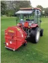  ??  ?? A Kioti Tractor was one of the stolen items