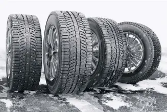  ?? 123RF ?? On no fewer than three occasions after back-to-back testing of studded winter tires against their non-studded counterpar­ts, Justin Pritchard only noted a major improvemen­t in one specific scenario that he rarely encountere­d — stopping on glare ice.