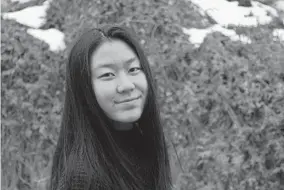  ?? HANDOUT ?? Daphne Liu, now a junior at West High School in Salt Lake City, worked with Dr. Paul Nestadt, a Johns Hopkins School of Medicine researcher, to refine and publish her machine learning study that found up to a third of overdoses were likely suicides.