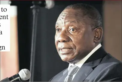  ?? PICTURE: SIYASANGA MBAMBANI ?? Deputy President Cyril Ramaphosa’s announceme­nts caught friend and foe by surprise.