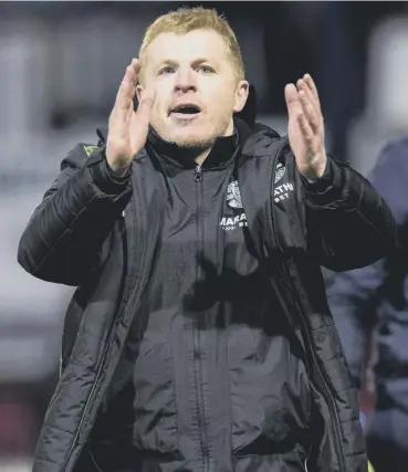  ??  ?? 0 Hibs manager Neil Lennon was described as ‘a great fit’ for the Scotland job by Brendan Rodgers.