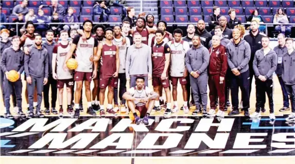  ?? ?? The Mississipp­i State men’s basketball team finished the season with a record of 21-13 and reached the NCAA Tournament for the first time since 2019. (Photo by MSU Athletics, for Daily Times Leader)