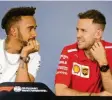  ??  ?? Lewis Hamilton (links) und Sebastian Vettel liefern sich seit Jahren ein Duell – bestimmt auch nun wieder.