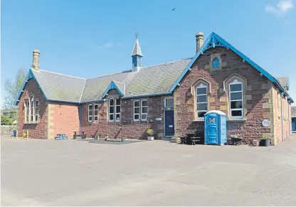  ?? Picture: Kim Cessford. ?? Meigle Primary, which has a roll of about 45 pupils, dates back to 1876.