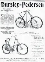  ??  ?? A 1901 Dursley-pedersen advert