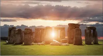  ??  ?? AT RISK: 500,000 artefacts will be lost when a tunnel is dug under Stonehenge