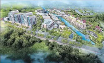  ?? SUBMITTED PHOTO ?? Developers for the planned Riverfront Community, informally known as Thundering Waters, in south Niagara Falls say the environmen­t was protected during recent work at the site.