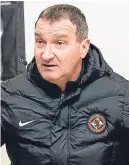  ??  ?? United boss Csaba Laszlo.