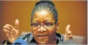  ??  ?? HEAT: National Council of Provinces Chairperso­n Thandi Modise faces scrutiny over claims of exploitati­on of staff