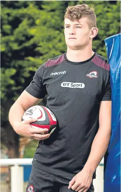  ?? Picture: SNS/SRU. ?? Magnus Bradbury: looking forward to taking on the role of Edinburgh captain.