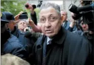  ?? SETH WENIG — THE ASSOCIATED PRESS ?? In this file photo, former Assembly Speaker Sheldon Silver leaves court in New York.