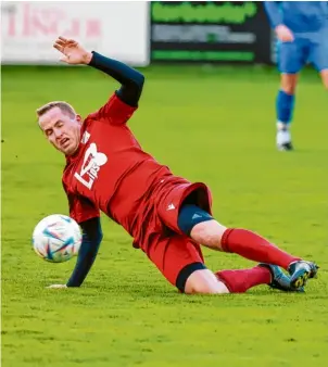  ?? Foto: Daniel Worsch ?? Erneut fünf Gegentore: Johannes Kranner musste sich mit dem SV Klingsmoos in Gerolsbach mit 0:5 geschlagen geben.