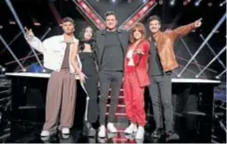  ?? // T5 ?? Los jueces de ‘Factor X’ junto al presentado­r Ion Aramendi