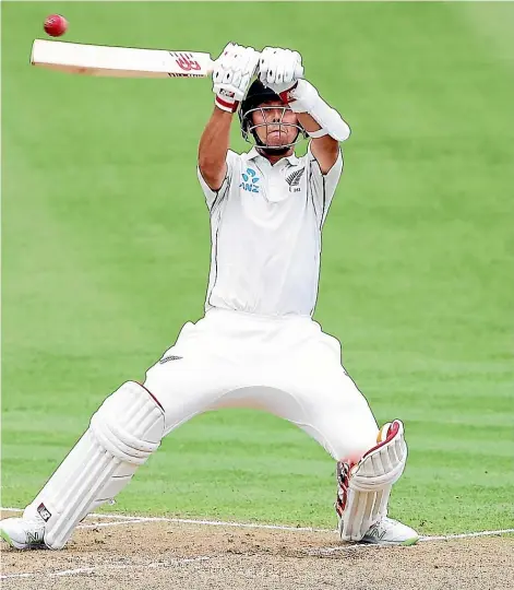  ?? GETTY IMAGES ?? Trent Boult shows off the unorthodox style that has brought him increasing success with the bat, both for New Zealand and Northern Districts.