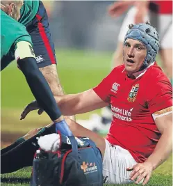  ?? Picture: Getty. ?? Jonathan Davies must prove his fitness after suffering a head injury in the Lions’ 12-3 Crusaders win.