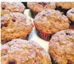  ??  ?? Erin Brennan @fillupmyte­acup Chocolate chip sugar muffins