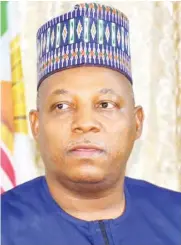  ??  ?? Governor Kashim Shettima of Borno State