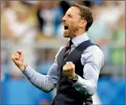  ?? AP/MATTHIAS SCHRADER ?? England Coach Gareth Southgate has led England to the World Cup semifinals for the first time since 1990. The country’s only World Cup title came in 1966.