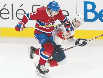  ?? - La Presse canadienne: Paul Chiasson ?? Charles Hudon devrait logiquemen­t accompagne­r Tomas Plekanec et Artturi Lehkonen sur le deuxième trio du Canadien de Montréal.