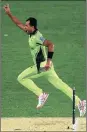  ??  ?? WAHAB RIAZ: Troika of left-armers