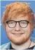  ?? FOTO: DPA ?? Ed Sheeran