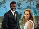 ?? Photograph: COLUMBIA/Allstar ?? Interracia­l readings … Sidney Poitier and Katharine Houghton in Guess Who’s Coming to Dinner?