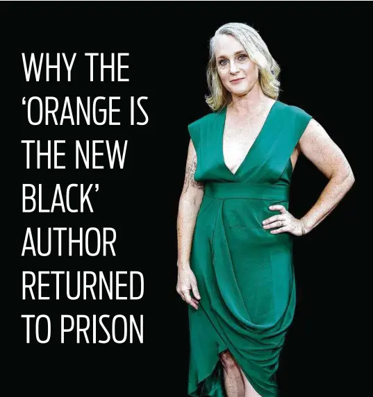  ?? Dia Dipasupil / Getty Images for Netflix ?? Piper Kerman, author of the book that inspired “Orange Is the New Black,” attends the world premiere of the show’s final season July 25.