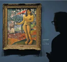  ?? Ansa ?? Ritorno a casa Una delle opere di Gauguin esposte al Grand Palais di Parigi