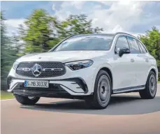  ?? FOTO: MERCEDES-BENZ AG ?? Der Mercedes-Benz GLC wird als Plug-in-Hybrid oder als Mild-Hybrid angeboten.