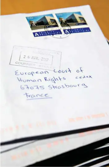  ?? FOTO: JAN T. ESPEDAL ?? Den europeiske menneskere­ttighetsdo­mstolen i Strasbourg har overnasjon­al myndighet, og alle Europaråde­ts 47 medlemslan­d er forpliktet til å følge dommene.