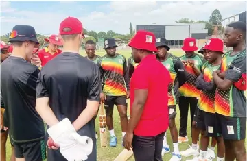  ?? ?? RARING TO GO . . . The Young Chevrons are confident of a positive show against hosts South Africa in their opening Super Six game of the ICC Under-19 Men’s World Cup this morning