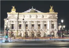  ?? — AFP file photo ?? A picture shows a view of the Opera Garnier in Paris.