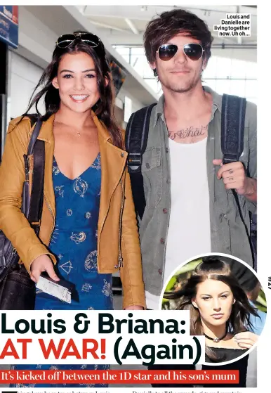  ??  ?? Louis and Danielle are living together now. Uh oh…