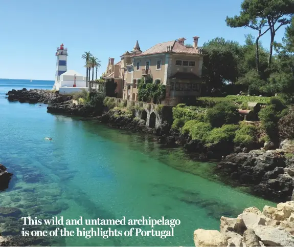  ??  ?? ABOVE: Cascais is popular for cruisers stopping off ahead of Lisbon RIGHT: The lighthouse at Cabo de S‹o Vicente