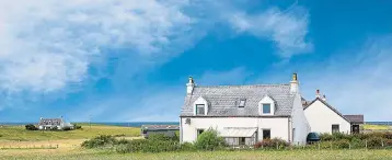  ??  ?? RURAL BLISS: Lagnagioga­n is a one-and-a-half storey former croft house on the Isle of Iona