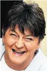  ??  ?? Arlene Foster: DUP chief