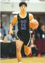  ?? AP FILE PHOTO/GREGORY PAYAN ?? Jaden Springer, rated the No. 14 men’s college basketball prospect in the country for the 2020 recruiting cycle, leads a promising incoming freshman class for the Tenneessee Vols.