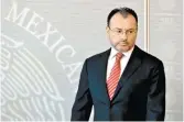  ??  ?? Luis Videgaray, quien defiende a su candidote.