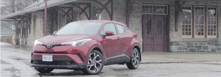  ?? PHOTOS: COSTA MOUZOURIS/DRIVING ?? Toyota’s new C-HR — that’s Compact High Rider — is undoubtedl­y destined for the hip Gen-Y youth market and is equipped to take them into the future.