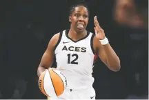 Kierstan Bell remains positive in her role with Las Vegas Aces