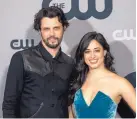  ?? CHARLES SYKES/INVISION/AP ?? Nathan Parsons and Jeanine Mason will star in the TV series, “Roswell.”