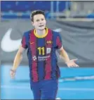  ?? FOTO: PERE PUNTÍ ?? Dolenec anotó cinco goles