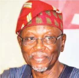  ??  ?? John Odigie Oyegun, Chairman of All Progressiv­es Congress (APC)