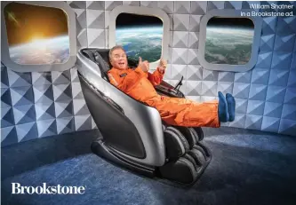  ?? ?? William Shatner in a Brookstone ad.