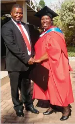  ??  ?? Dr Buyiswa Matiwane with her husband, Velile.