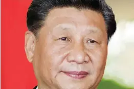  ?? ?? Chinese President Xi Xinping