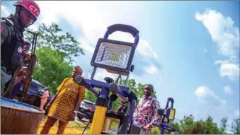  ??  ?? CCTV cameras installed at the Joint Security Post at Mamu village – a border community between Ibadan and Ijebu Ode in Ogun